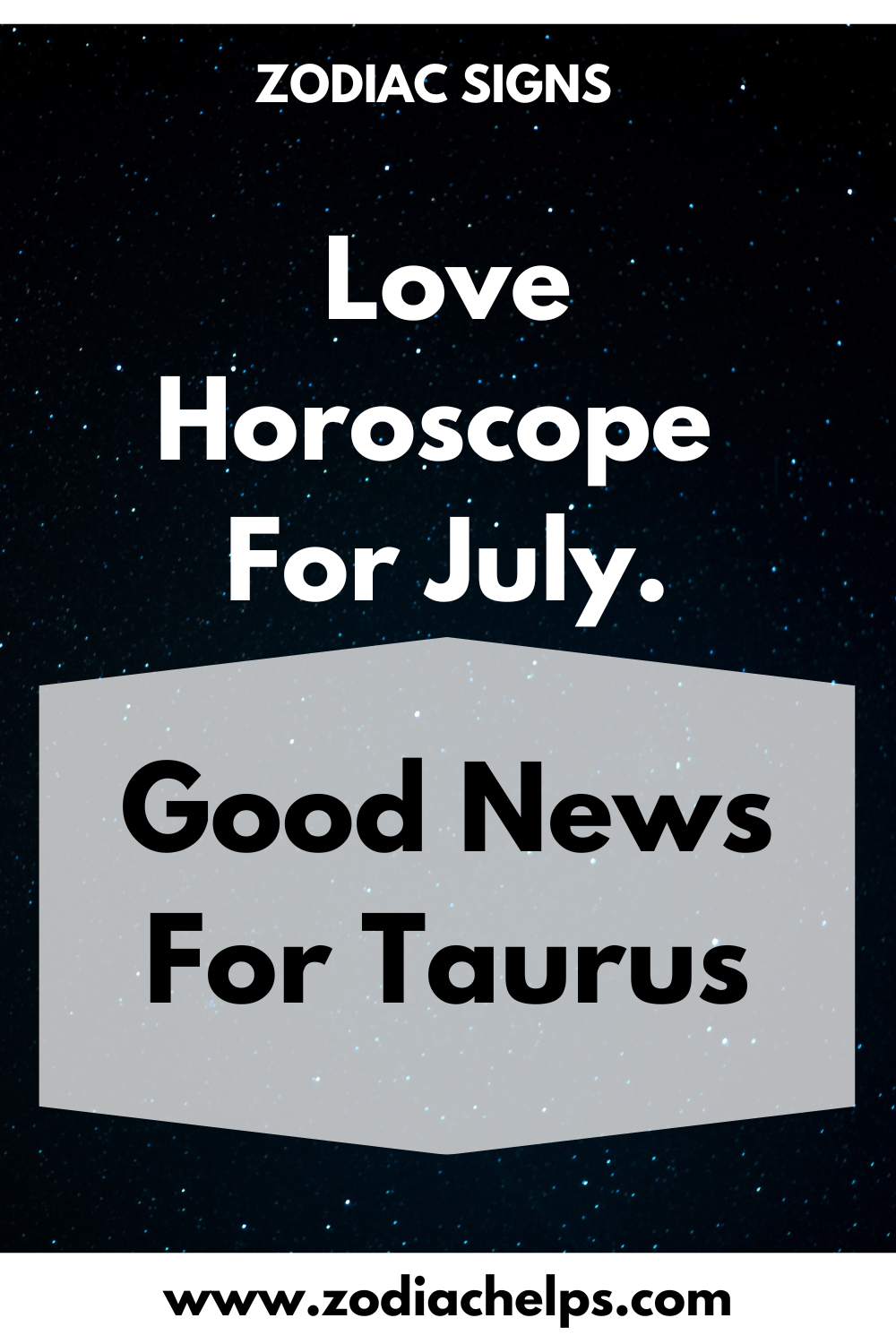 Love Horoscope For July. Good News For Taurus