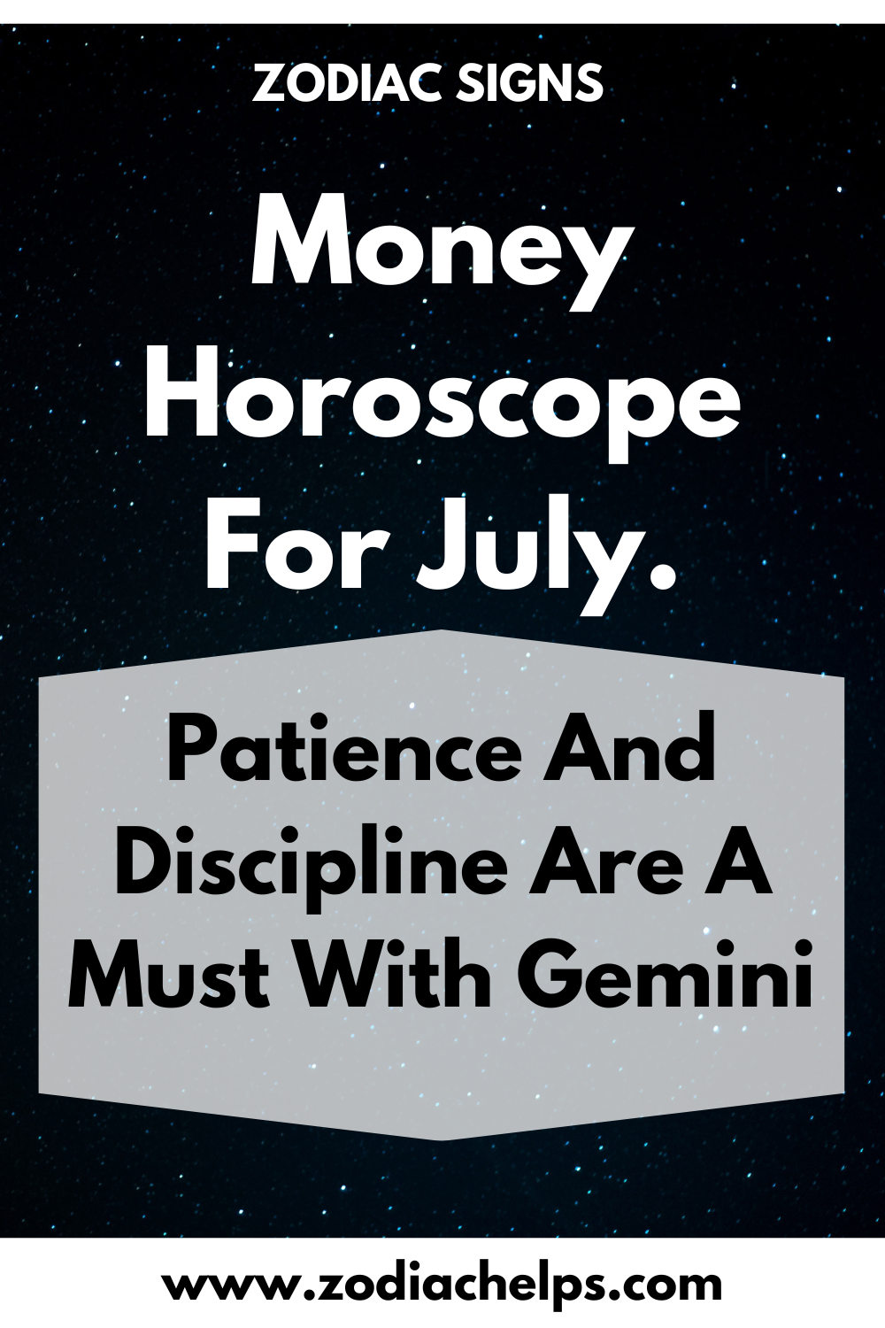 Money Horoscope For July. Patience And Discipline Are A Must With Gemini