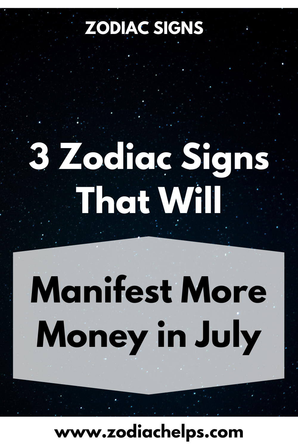 3 Zodiac Signs That Will Manifest More Money in July