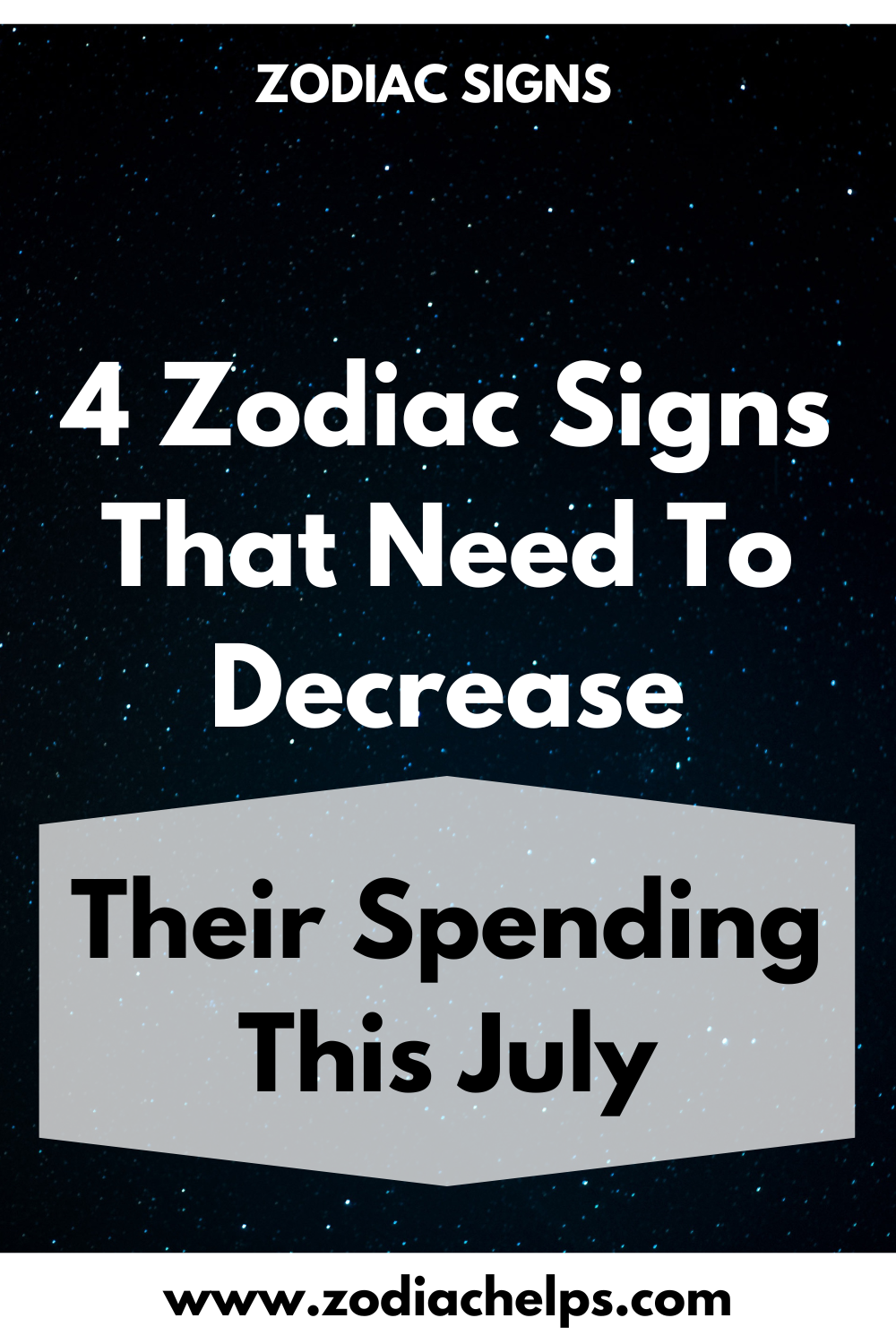 4 Zodiac Signs That Need To Decrease Their Spending This July