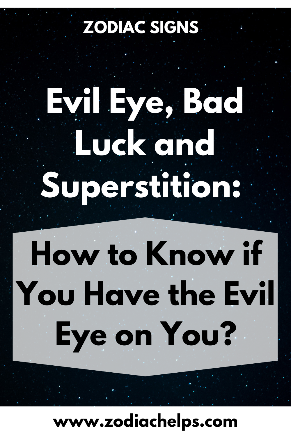 Evil Eye, Bad Luck and Superstition How to Know if You Have the Evil Eye on You