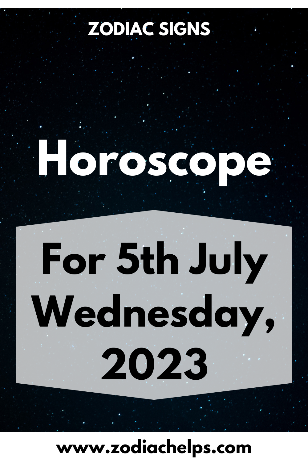 Horoscope for 5th July Wednesday, 2023