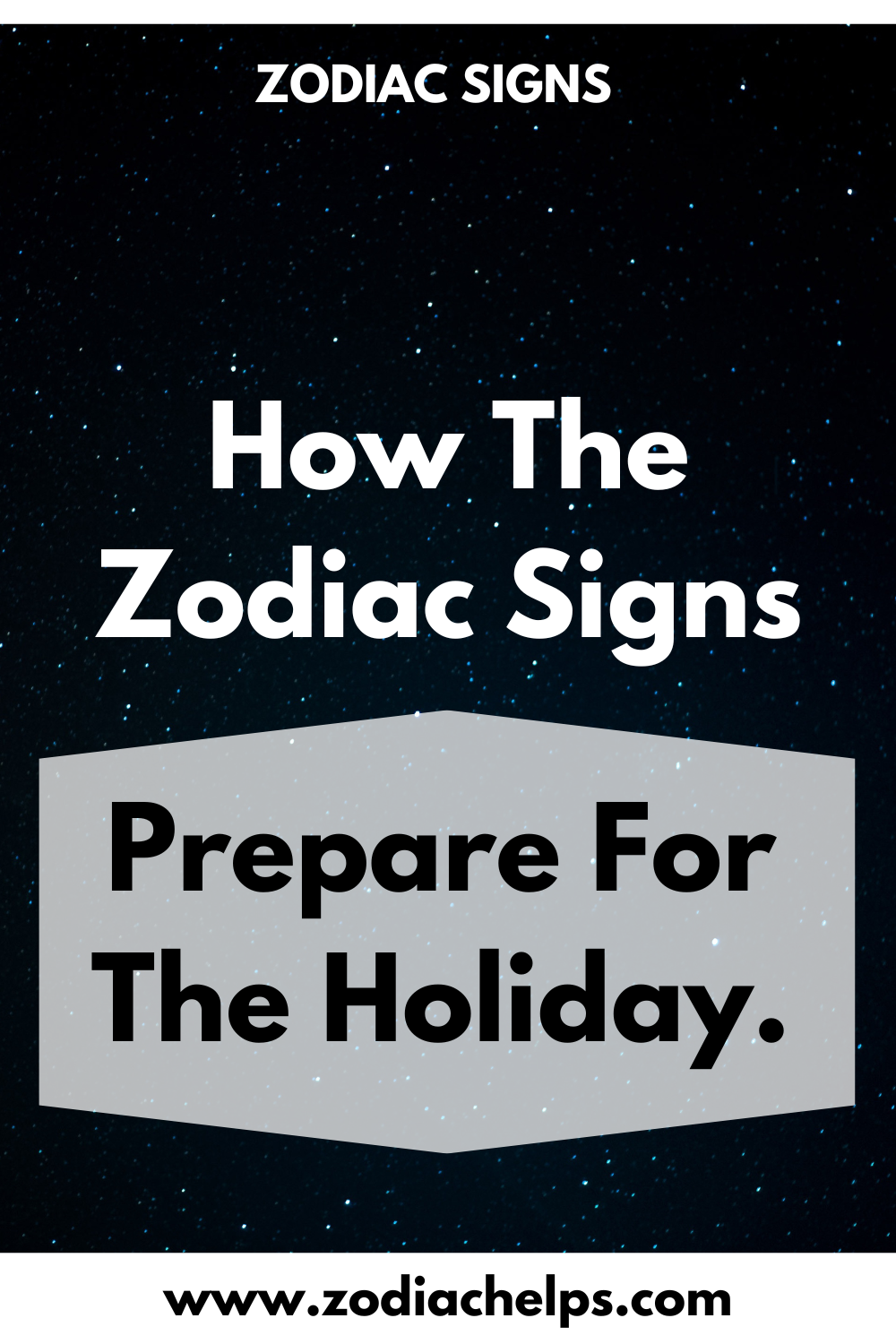 How The Zodiac Signs Prepare For The Holiday.