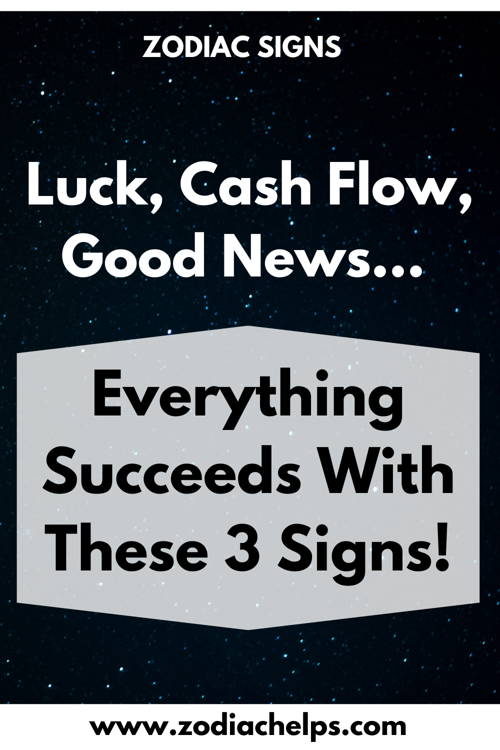 Luck, Cash Flow, Good News... Everything Succeeds With These 3 Signs!