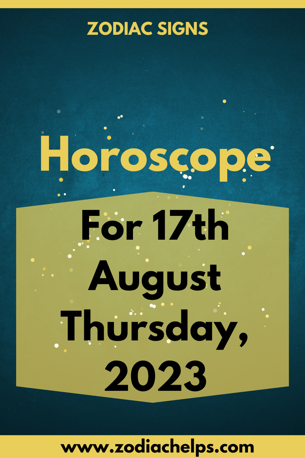 Horoscope for 17th August Thursday, 2023