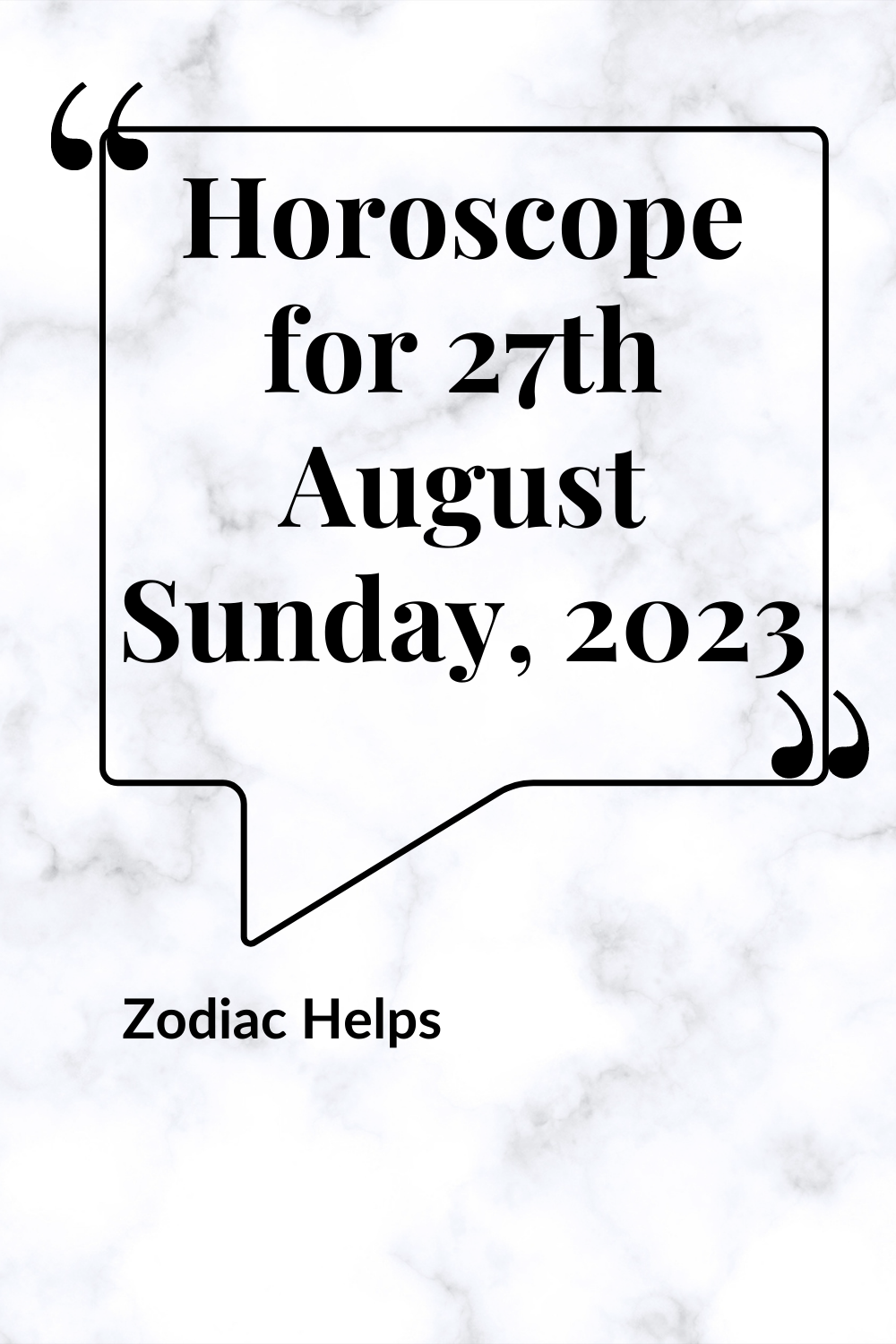 Horoscope For 27th August Sunday 2023 1 