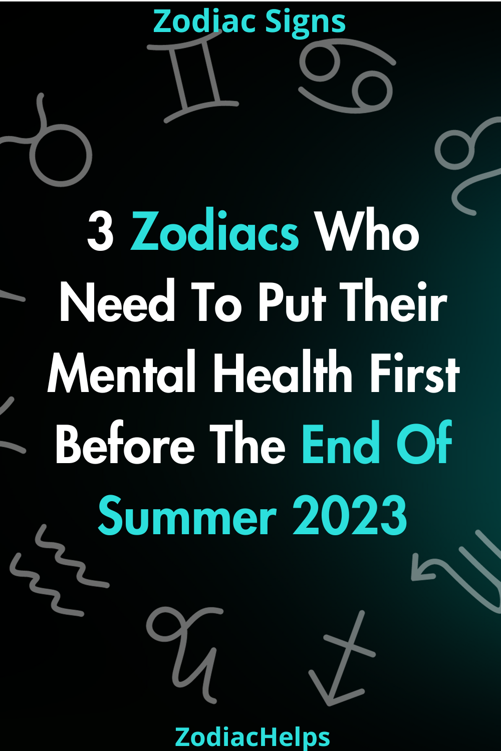 3 Zodiacs Who Need To Put Their Mental Health First Before The End Of Summer 2023