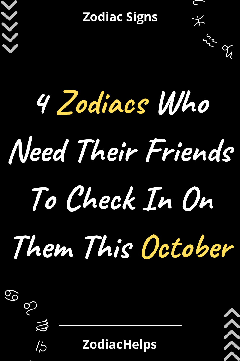 4 Zodiacs Who Need Their Friends To Check In On Them This October