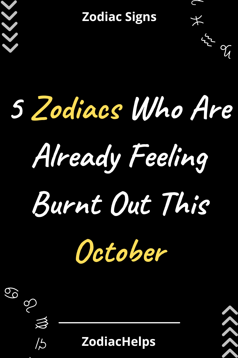 5 Zodiacs Who Are Already Feeling Burnt Out This October