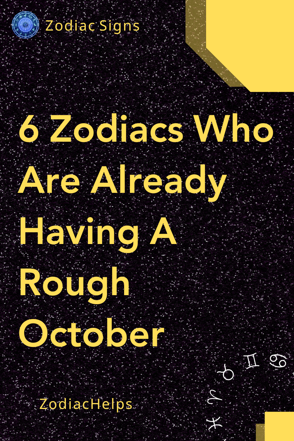 6 Zodiacs Who Are Already Having A Rough October