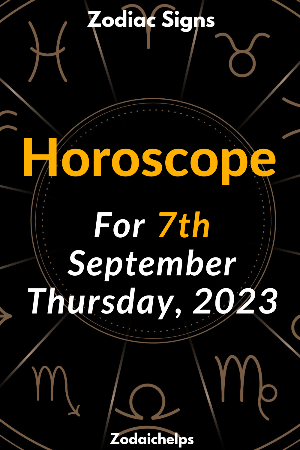 Horoscope for 7th September Thursday, 2023