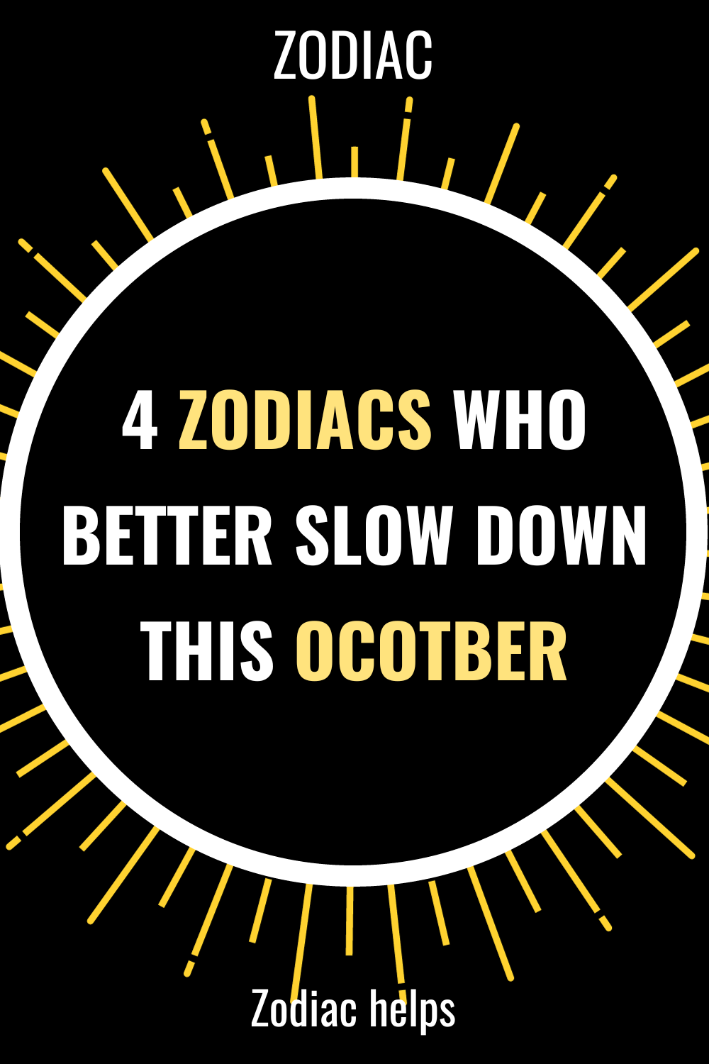 4 Zodiacs Who Better Slow Down This October