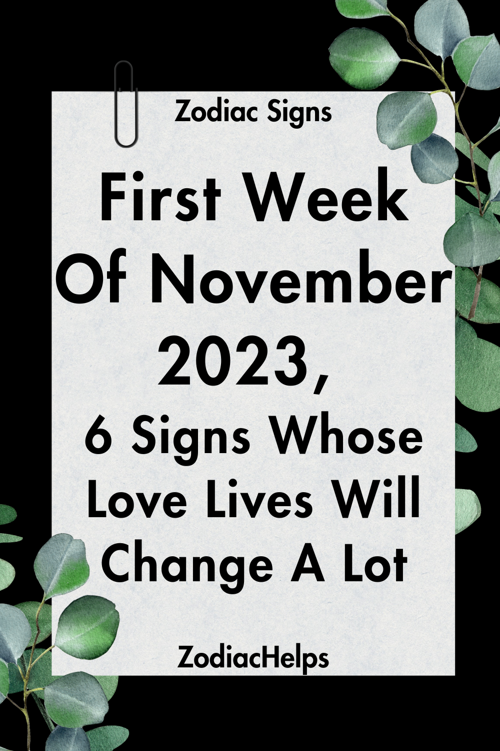 First Week Of November 2023, 6 Signs Whose Love Lives Will Change A Lot