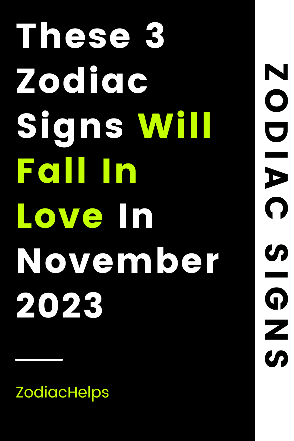 These 3 Zodiac Signs Will Fall In Love In November 2023