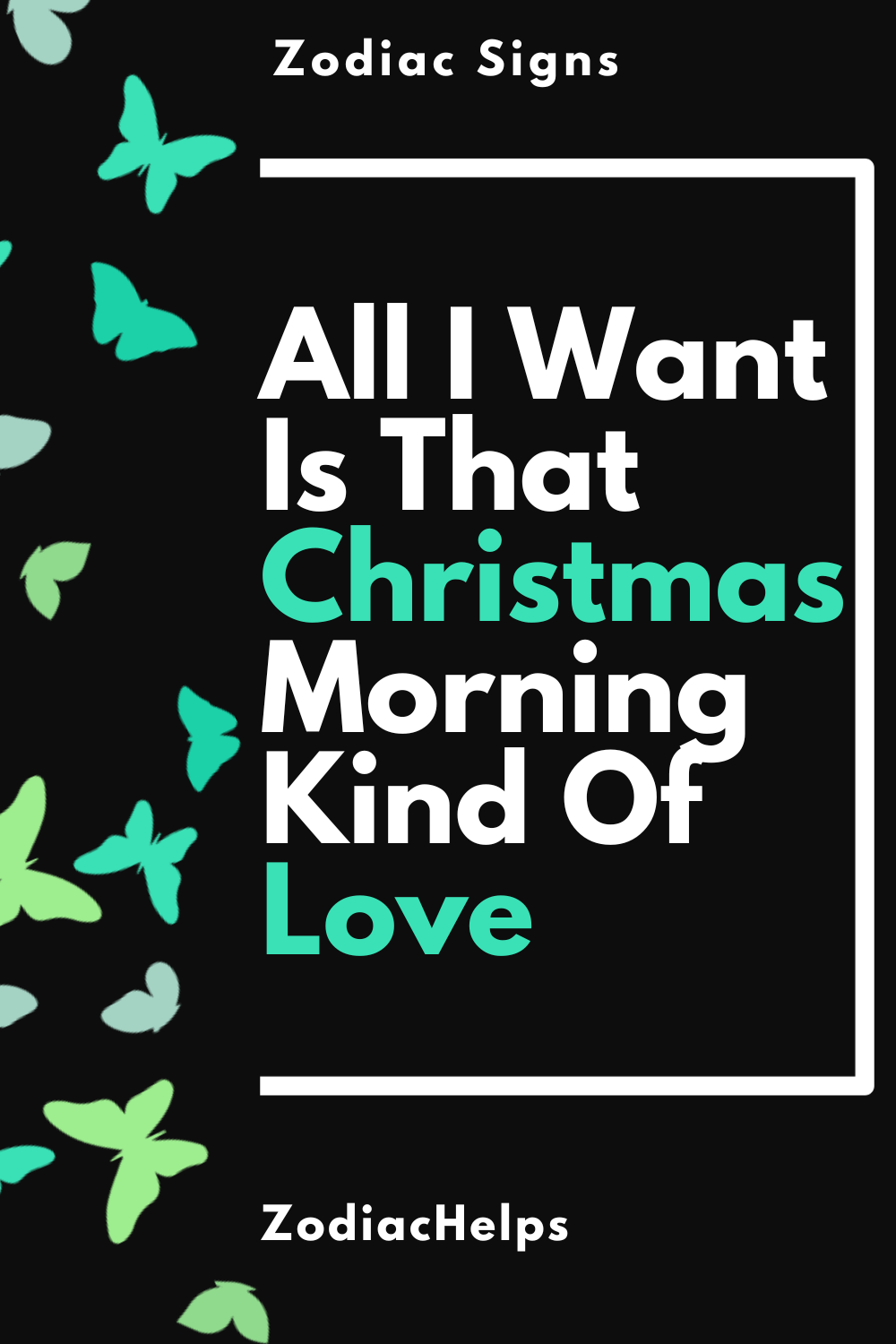 All I Want Is That Christmas Morning Kind Of Love