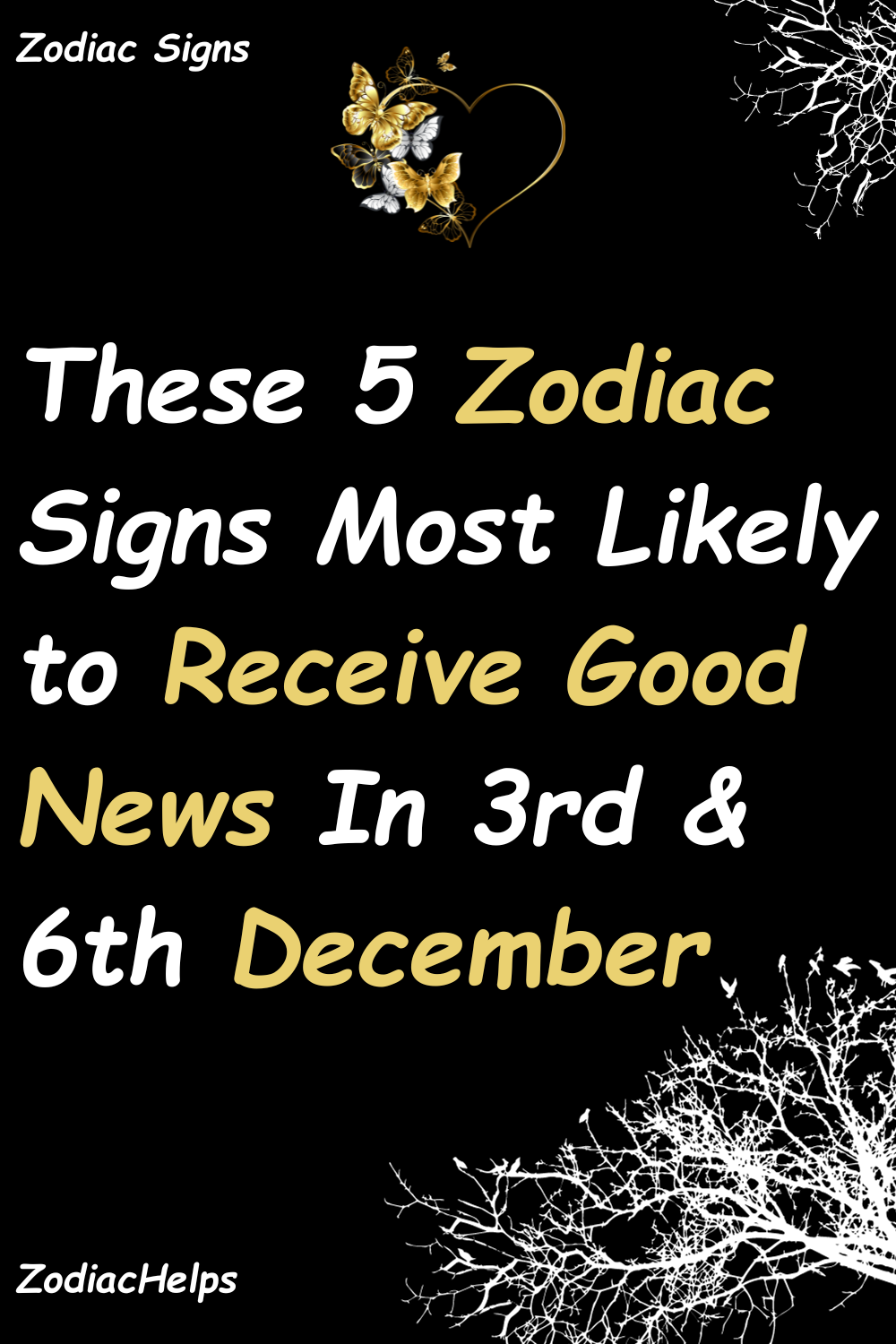These 5 Zodiac Signs Most Likely to Receive Good News In 3rd & 6th December