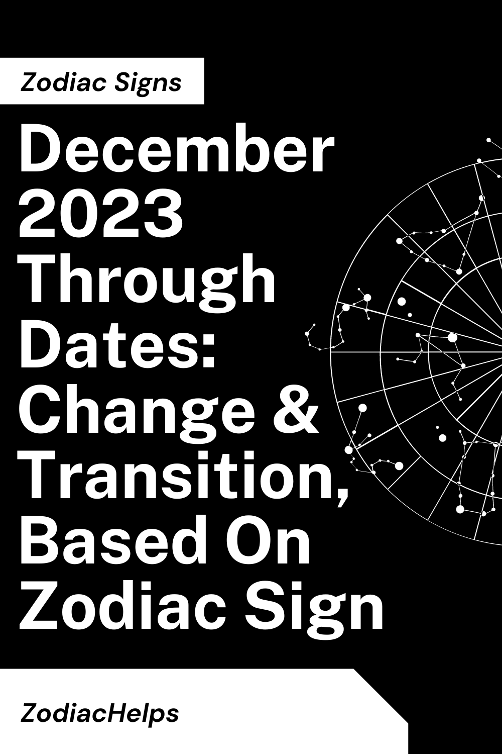December 2023 Through Dates Change & Transition, Based On Zodiac Sign